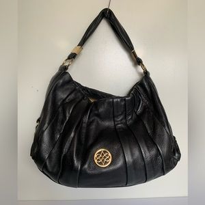 Black ANTONIO MELANI Ultra soft black leather purse or hobo styled shoulder bag